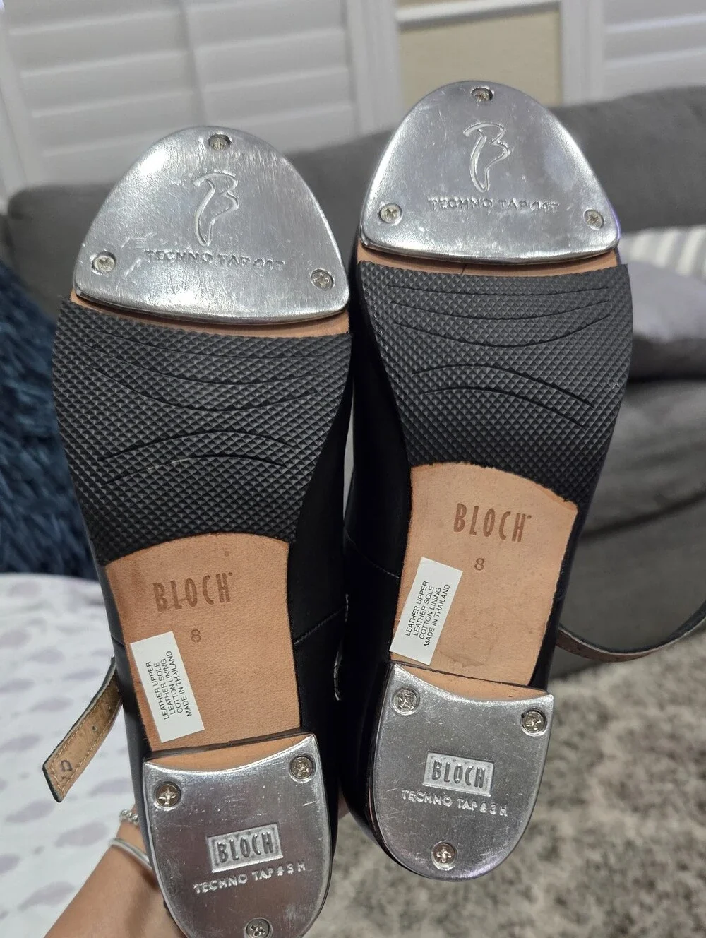 Bloch Black Mary Jane Low Heel  Tap Dancing Leather Shoes